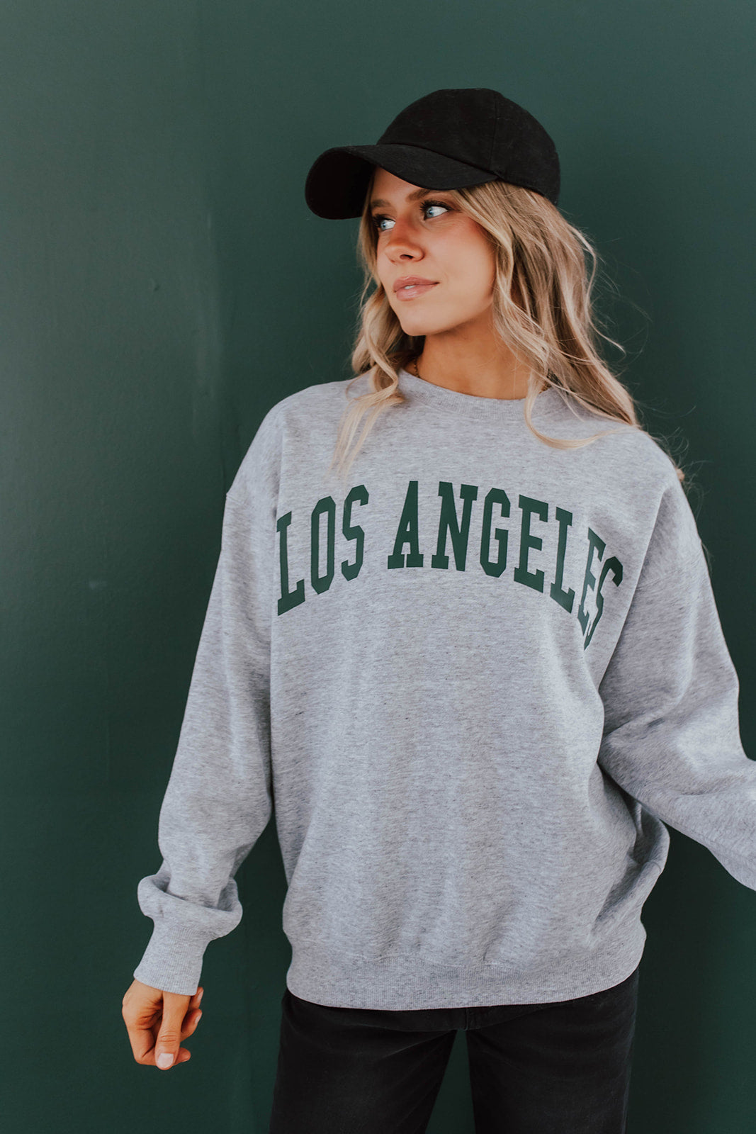 Heather Grey Los Angeles Graphic Sweatshirt