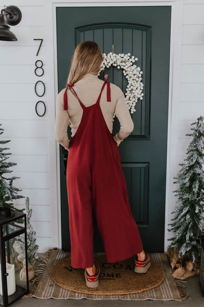 THE CAMPBELL JUMPSUIT IN BRICK
