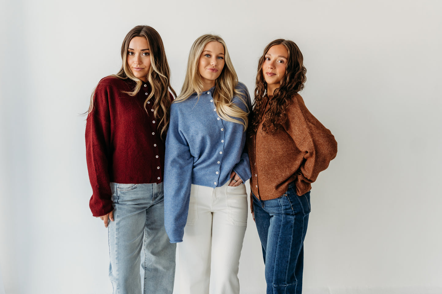 THE CAMPBELL CARDIGAN IN BROWN