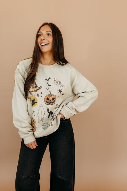 THE HALLOWEEN SPOOKY VIBES SWEATSHIRT