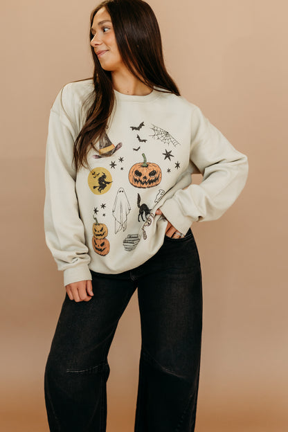 THE HALLOWEEN SPOOKY VIBES SWEATSHIRT