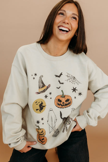 THE HALLOWEEN SPOOKY VIBES SWEATSHIRT