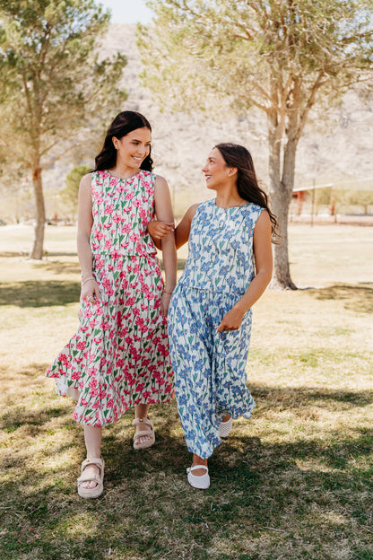 THE JANSYN FLORAL SKIRT IN PINK