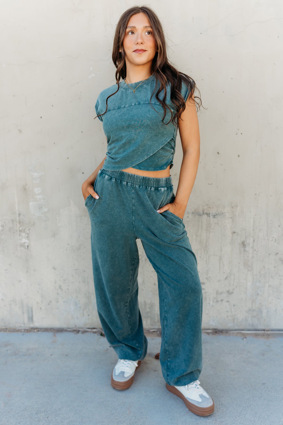 THE KYLIE CROSSOVER SET IN TEAL