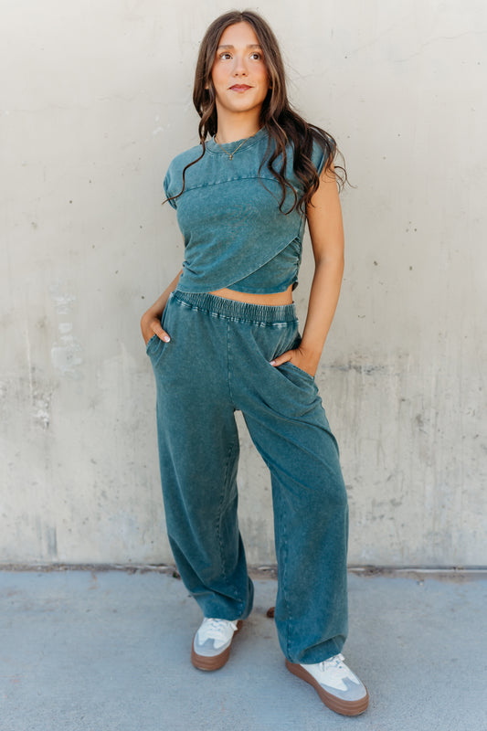 THE KYLIE CROSSOVER SET IN TEAL