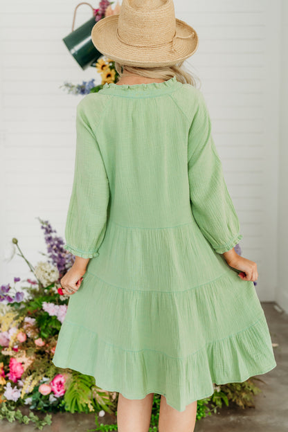 maggie linen mini dress Floral Puff Sleeve Maggie Mini Dress