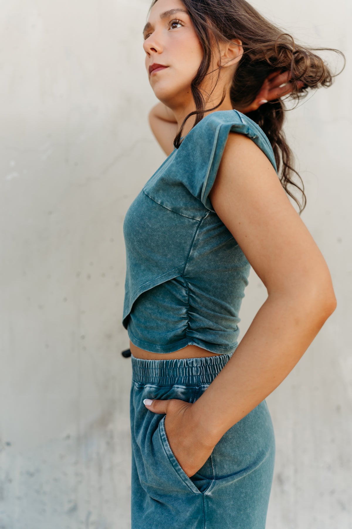 THE KYLIE CROSSOVER SET IN TEAL