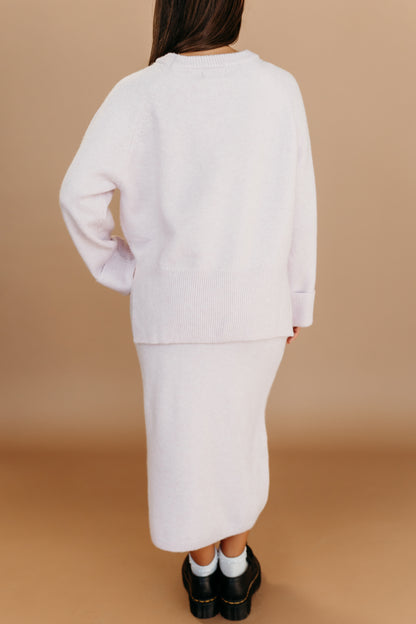 THE PAIGE SWEATER SET IN PURPLE