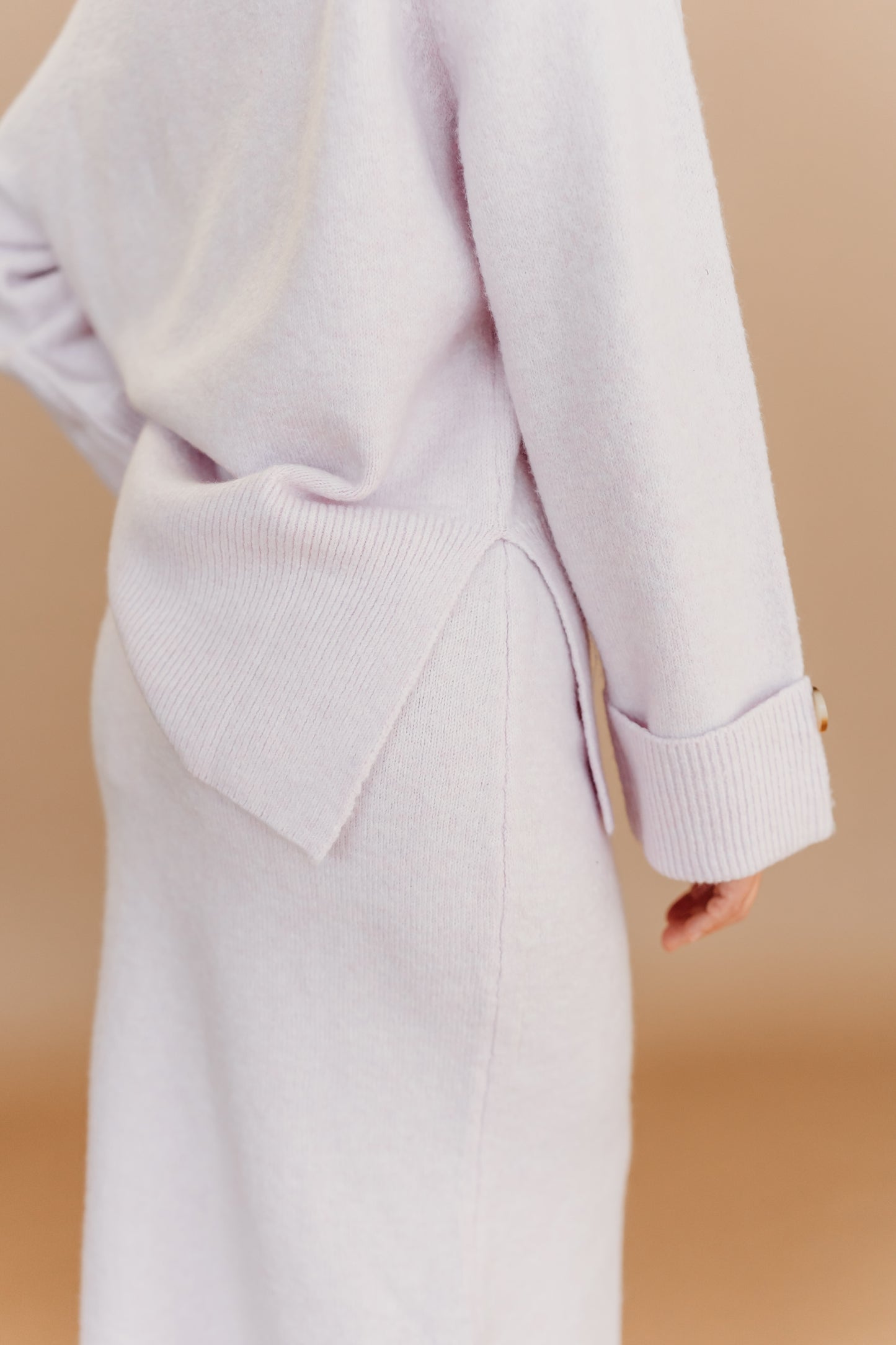 THE PAIGE SWEATER SET IN PURPLE