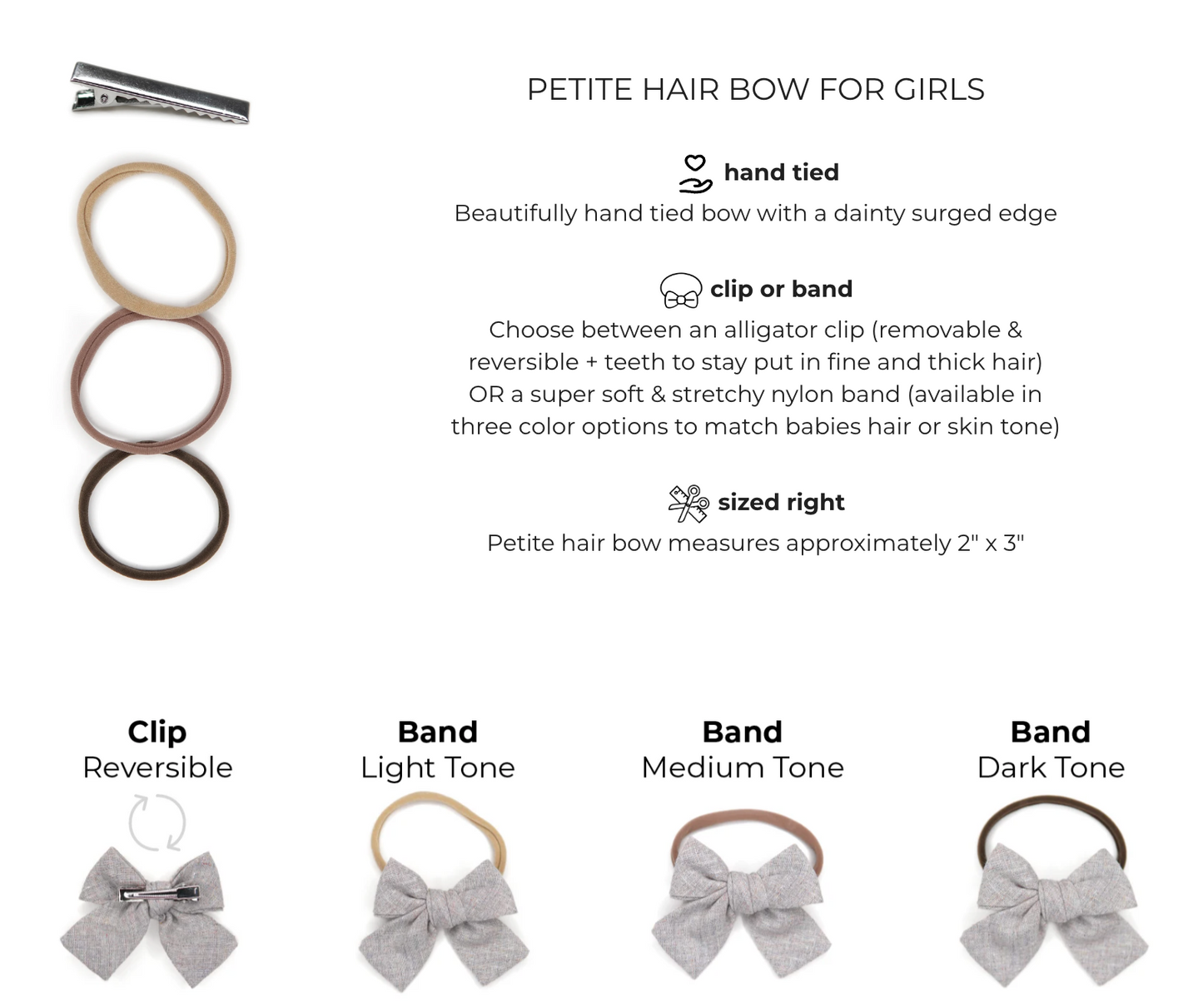 BOON PETITE HAIR BOW