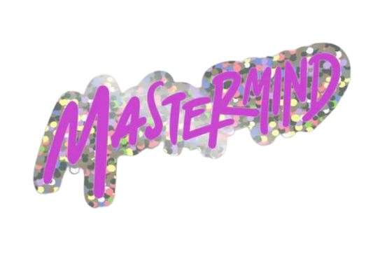 THE MASTERMIND HOLOGRAPHIC STICKER BY PINK DESERT