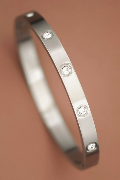 CRYSTAL STATION CUFF BRACELET