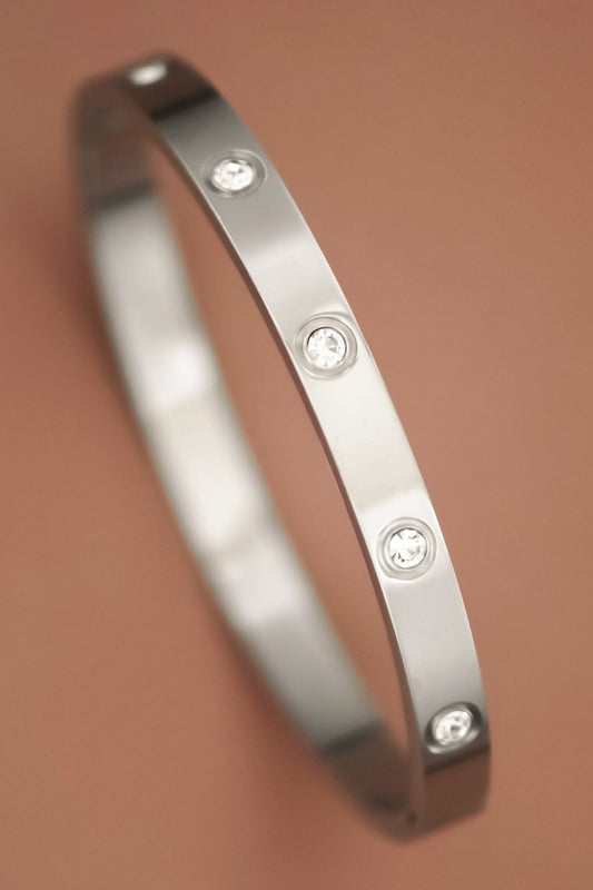 CRYSTAL STATION CUFF BRACELET
