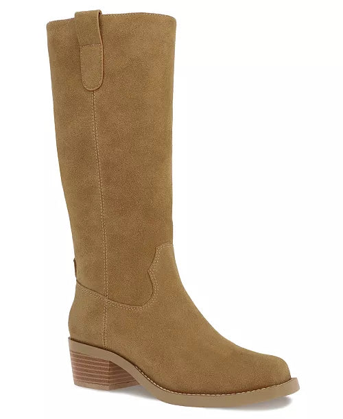 THE MIA DUSTON BOOT IN TAN SUEDE