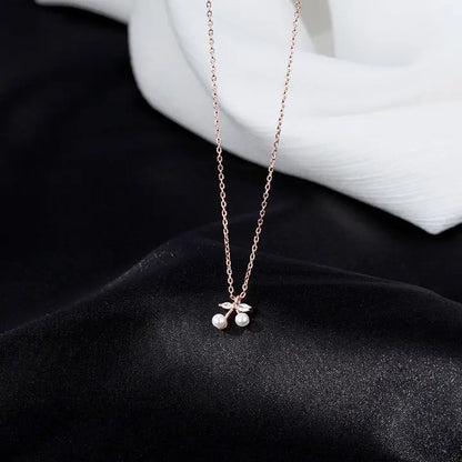 THE PEARL CHERRY NECKLACE