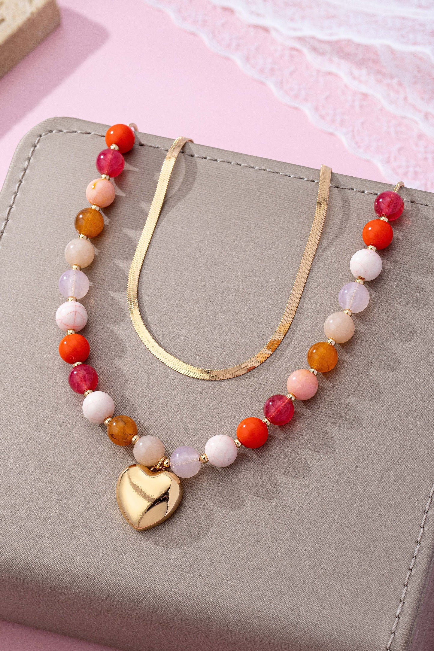 THE SUNSET SWEETHEART LAYERED NECKLACE