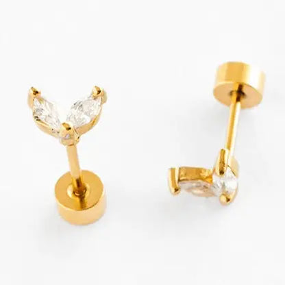 Pip Pop Post Hypoallergenic Earrings in Gold
