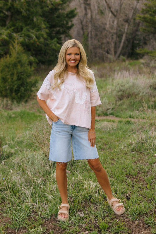 THE NIKKI LOVE PATCHWORK TEE