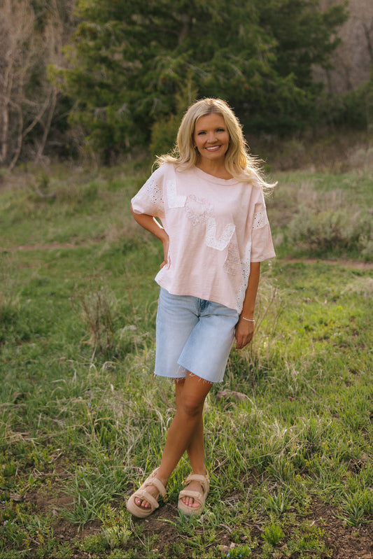 THE NIKKI LOVE PATCHWORK TEE