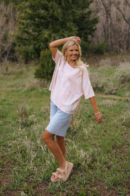 THE NIKKI LOVE PATCHWORK TEE
