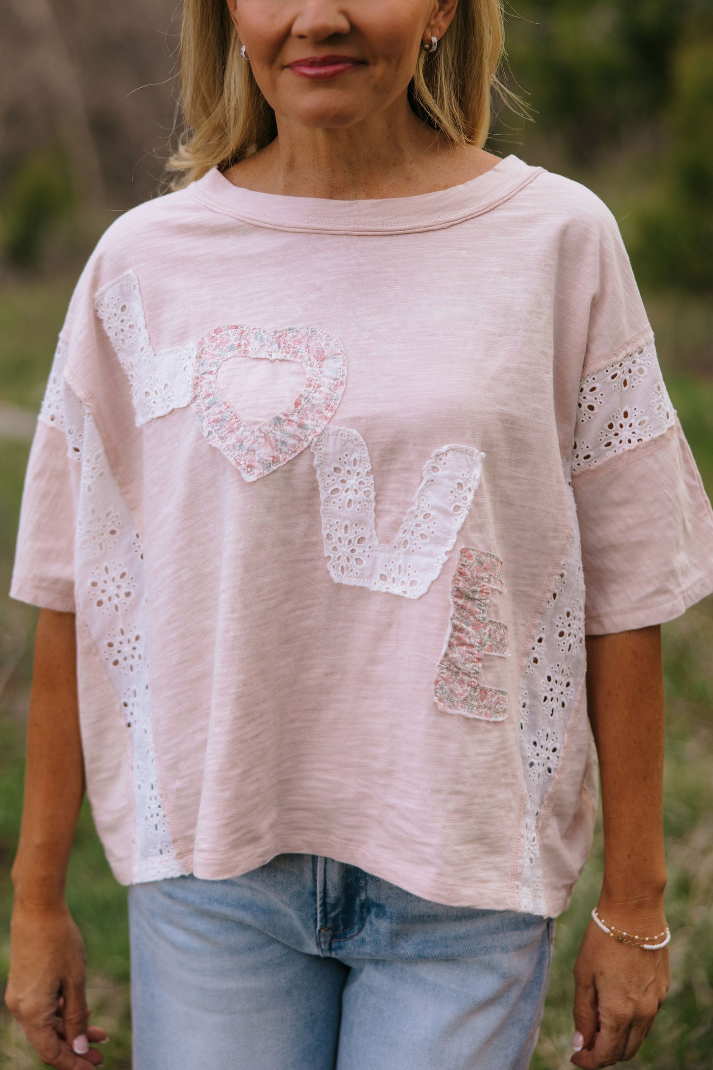 THE NIKKI LOVE PATCHWORK TEE