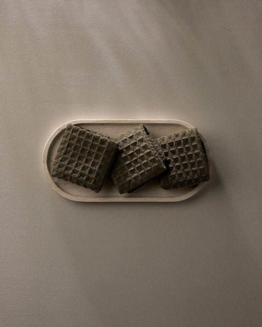 GEOMETRY WAFFLE WASHCLOTH