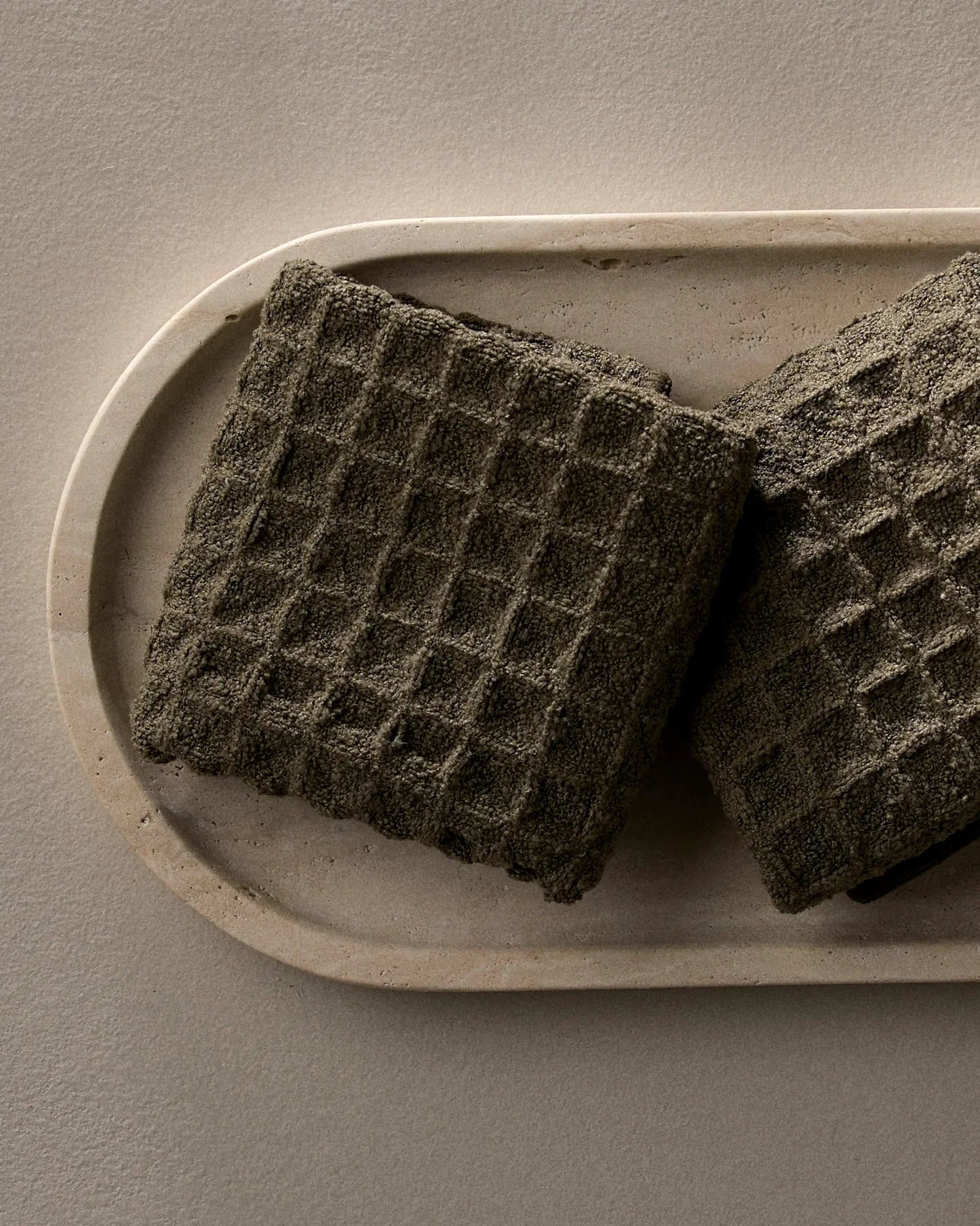 GEOMETRY WAFFLE WASHCLOTH