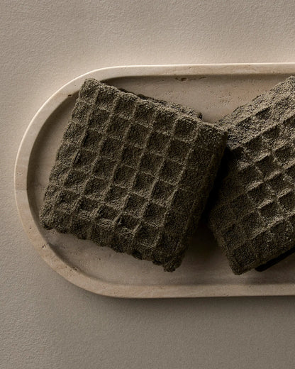 GEOMETRY WAFFLE WASHCLOTH