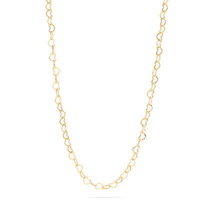 THE HEART CHAIN NECKLACE IN GOLD