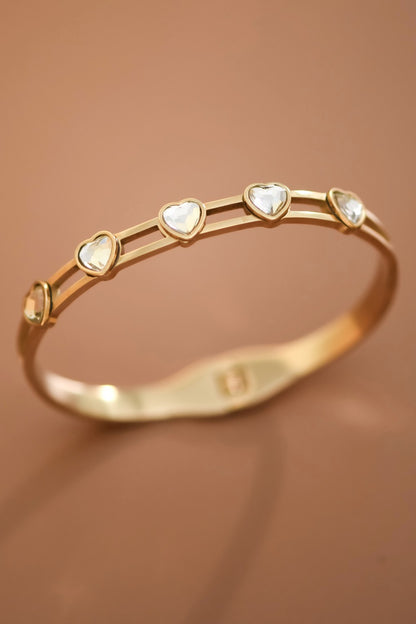 HEART STATION CUFF BRACELET