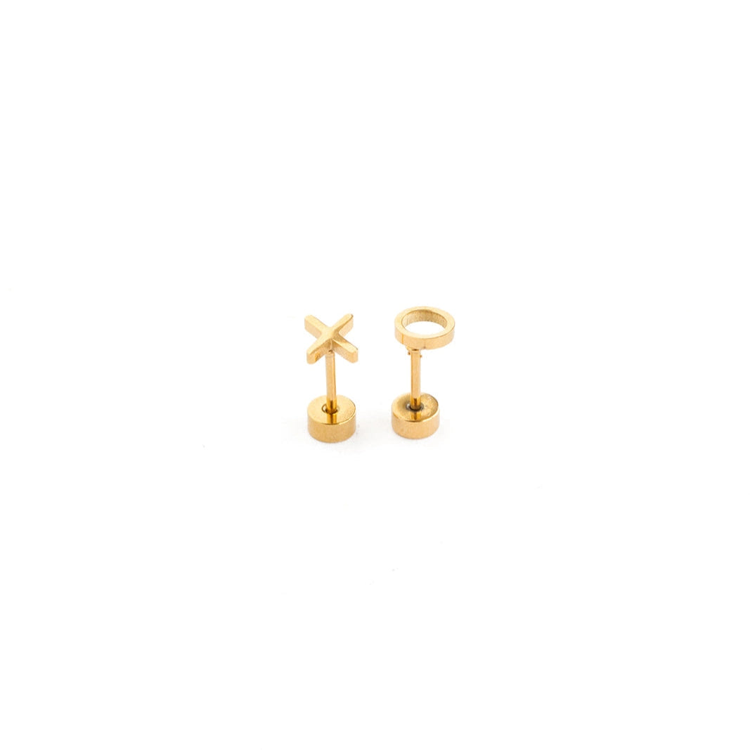 Pip Pop Post Hypoallergenic Earrings in Gold