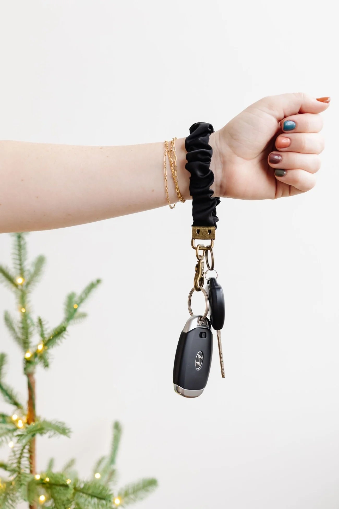 BLACK LUXE KEYCHAIN