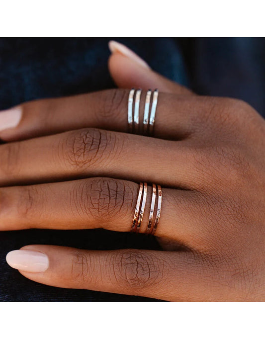 PURA VIDA PACIFICA RING IN ROSE GOLD