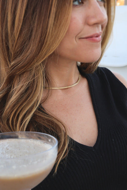 THE ESSENTIAL HERRINGBONE CHOKER