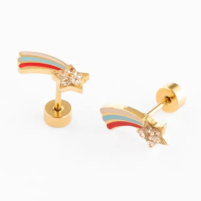 Pip Pop Post Hypoallergenic Earrings in Gold