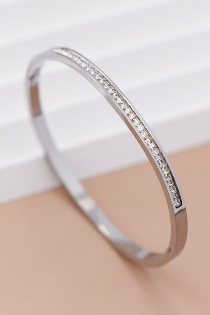 THE DIAMOND SILVER BANGLE