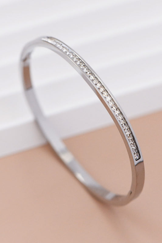 THE DIAMOND SILVER BANGLE
