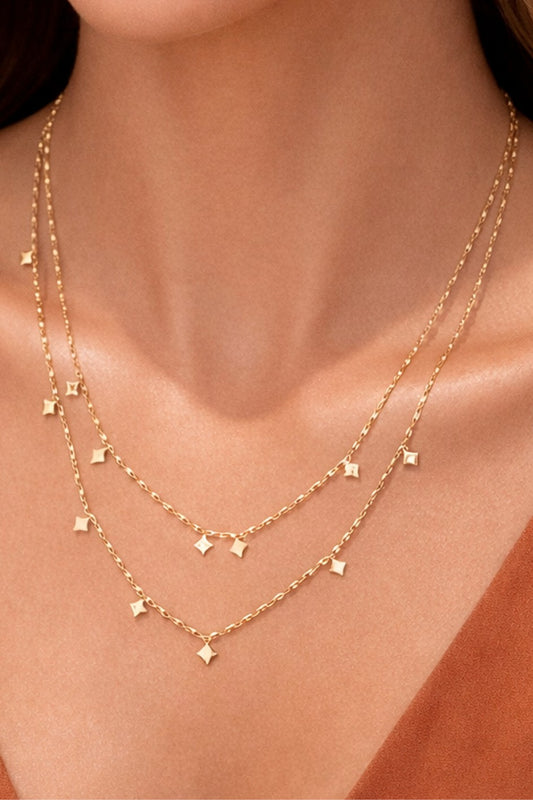 THE STARBURST LAYERED NECKLACE