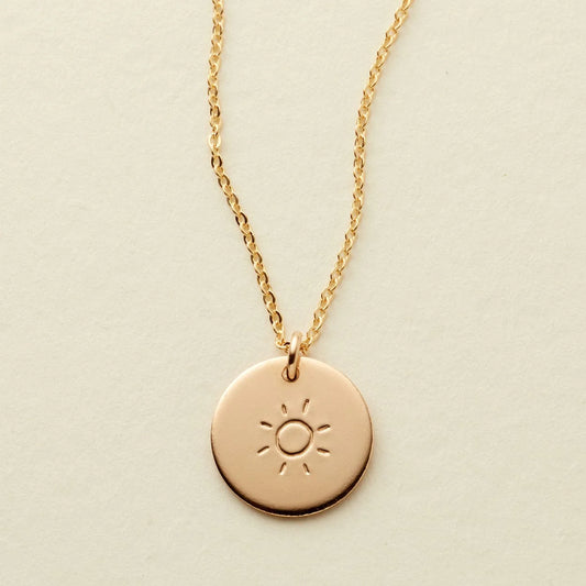 DISC BRACELET SUNNY - GOLD FILLED - MADE BY MARY