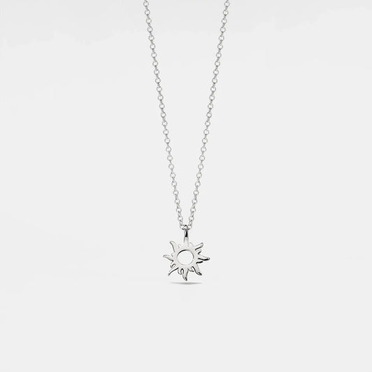 THE SILVER SUNBURST NECKLACE