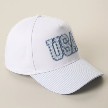 THE USA BLUE GINGHAM HAT