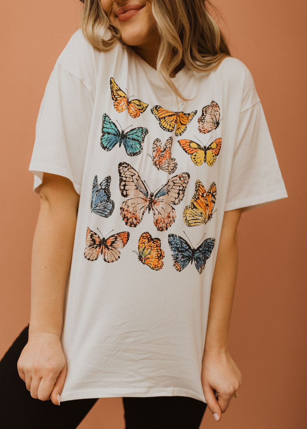 Butterfly tee hot sale