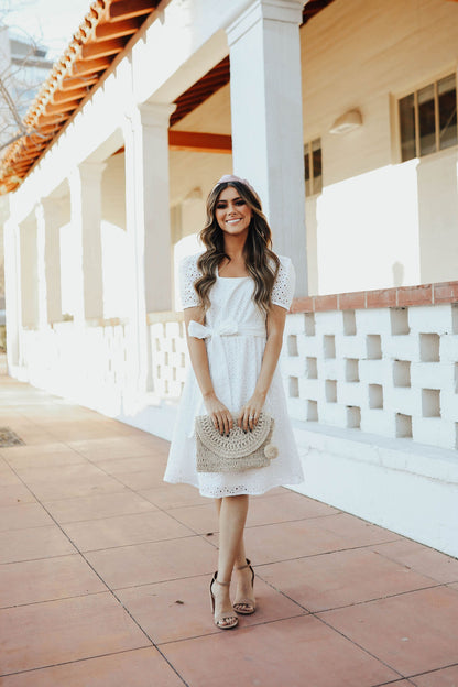 THE WITHERSPOON EYELET DRESS BY PINK DESERT
