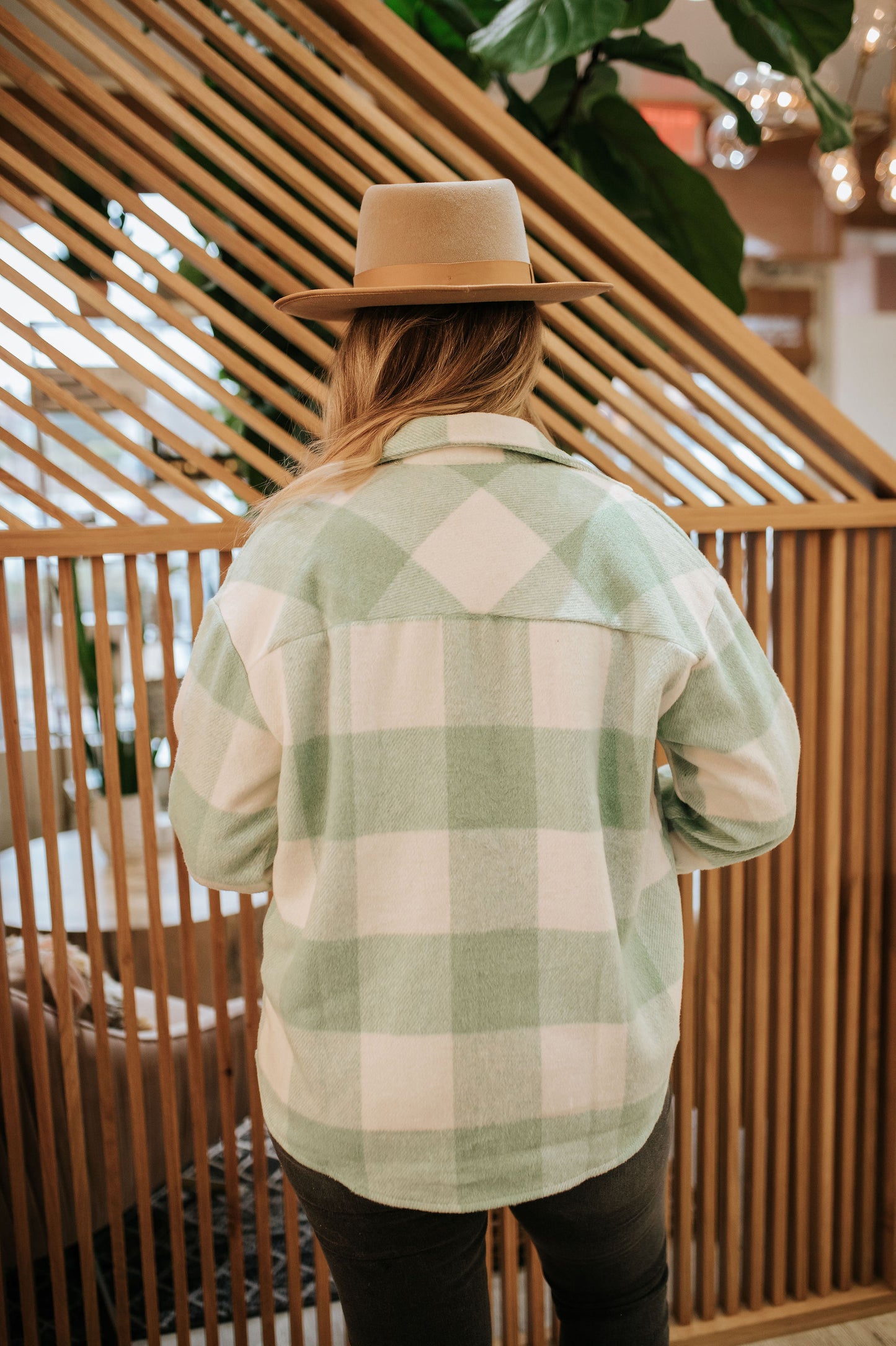 THE MARSHALL PLAID SHACKET IN MINT