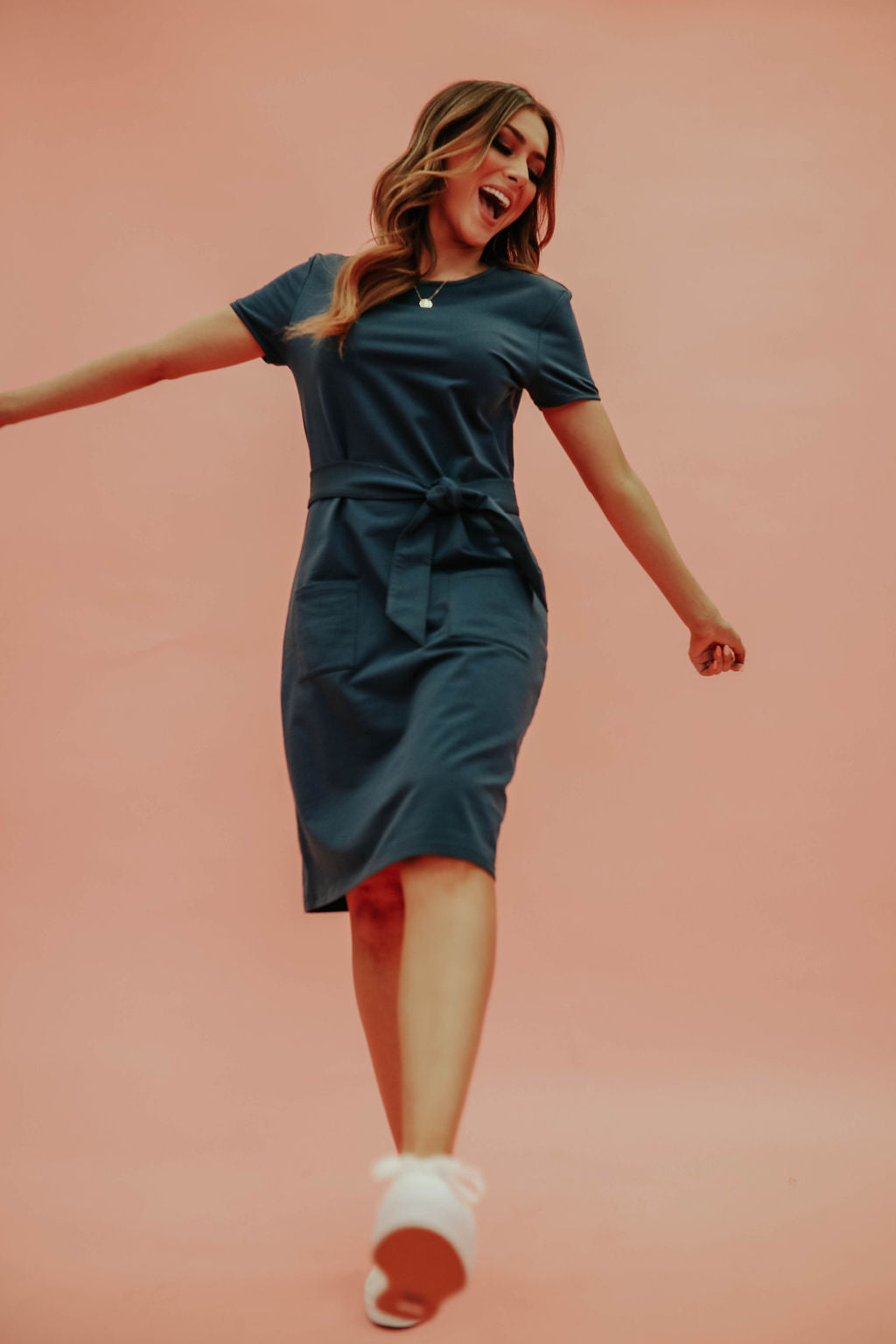 THE SUMMER PLAY DRESS BY PINK DESERT IN NAVY