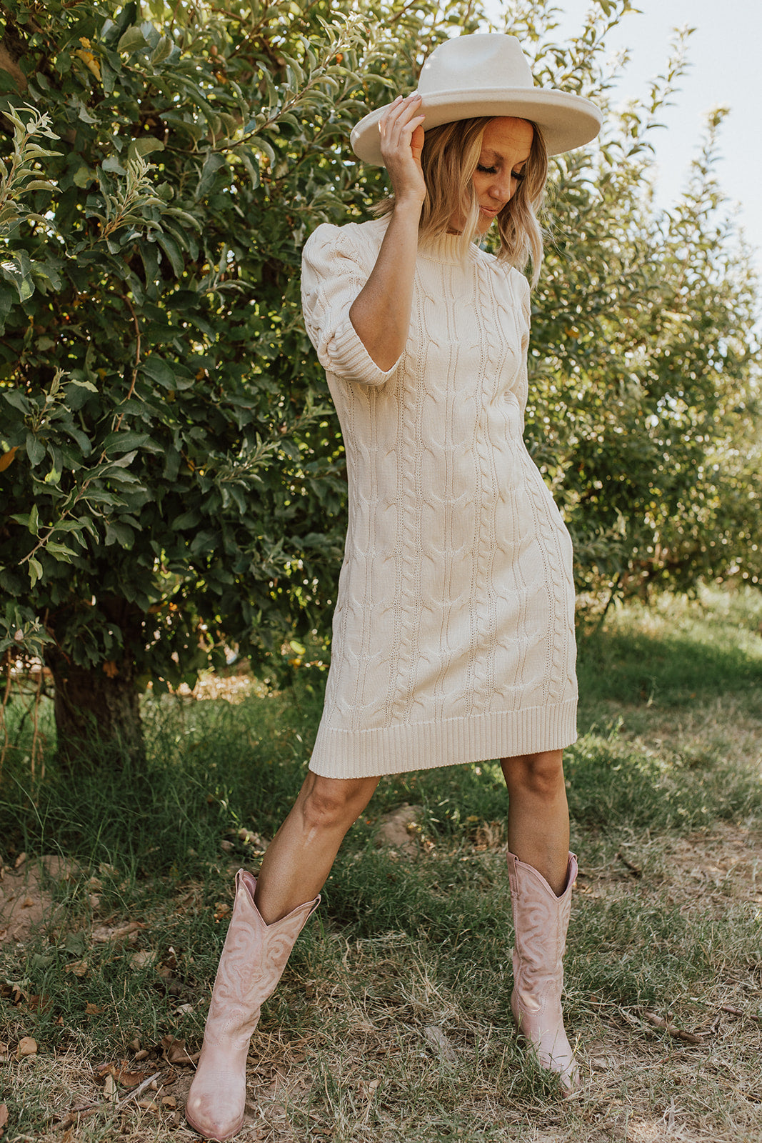 ivory sweater dress Lulus | Ivory Fuzzy Knit Midi Sweater Dress | Womens | X-Large (Available in L)