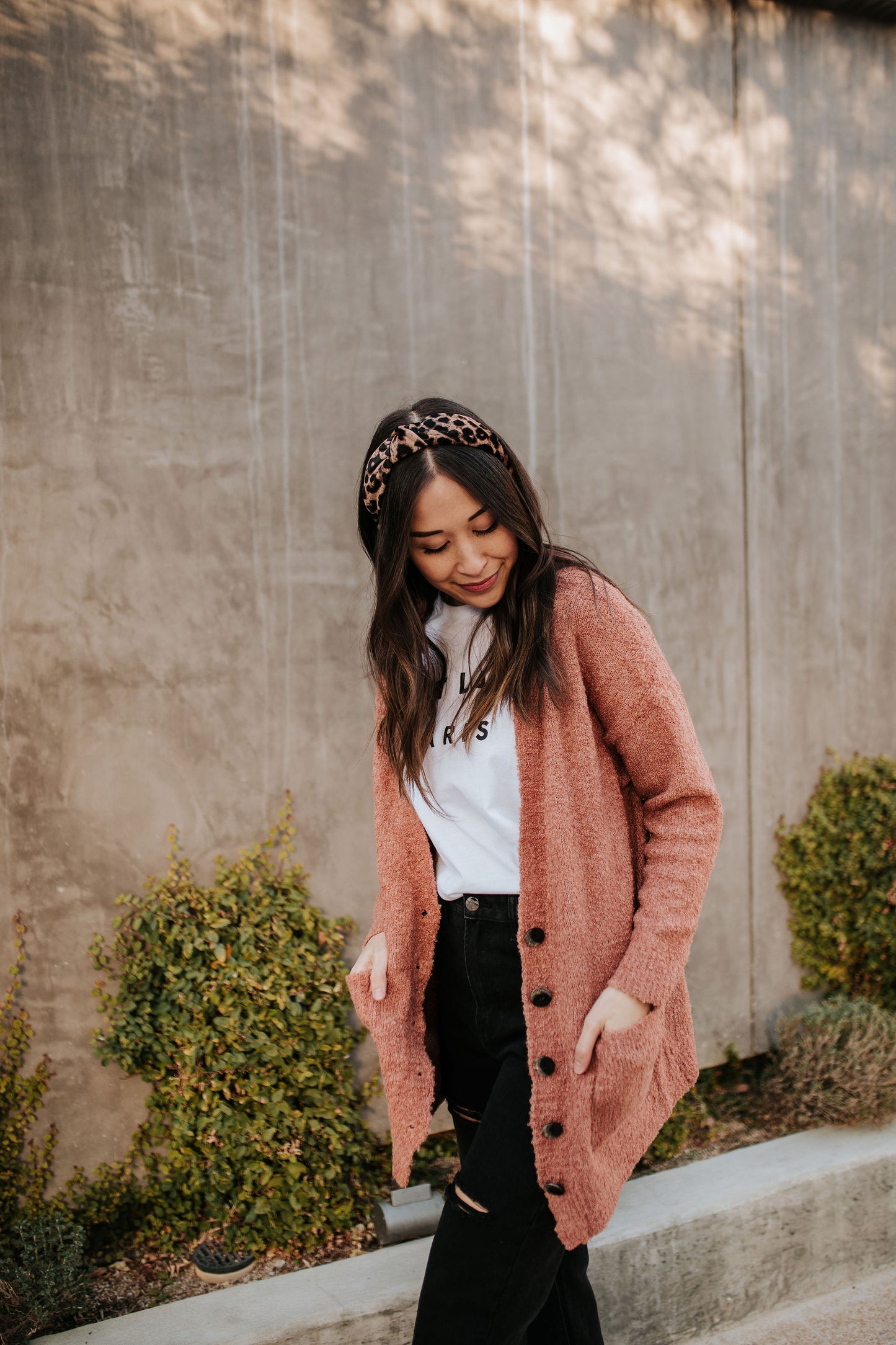 THE ADORE YOU CARDIGAN IN CLAY