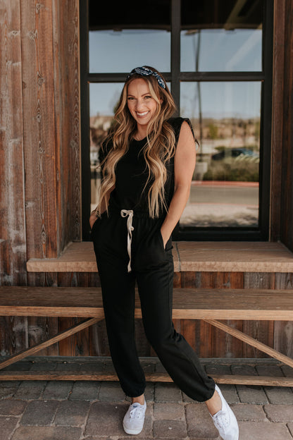 THE EASY GOING JUMPSUIT IN BLACK