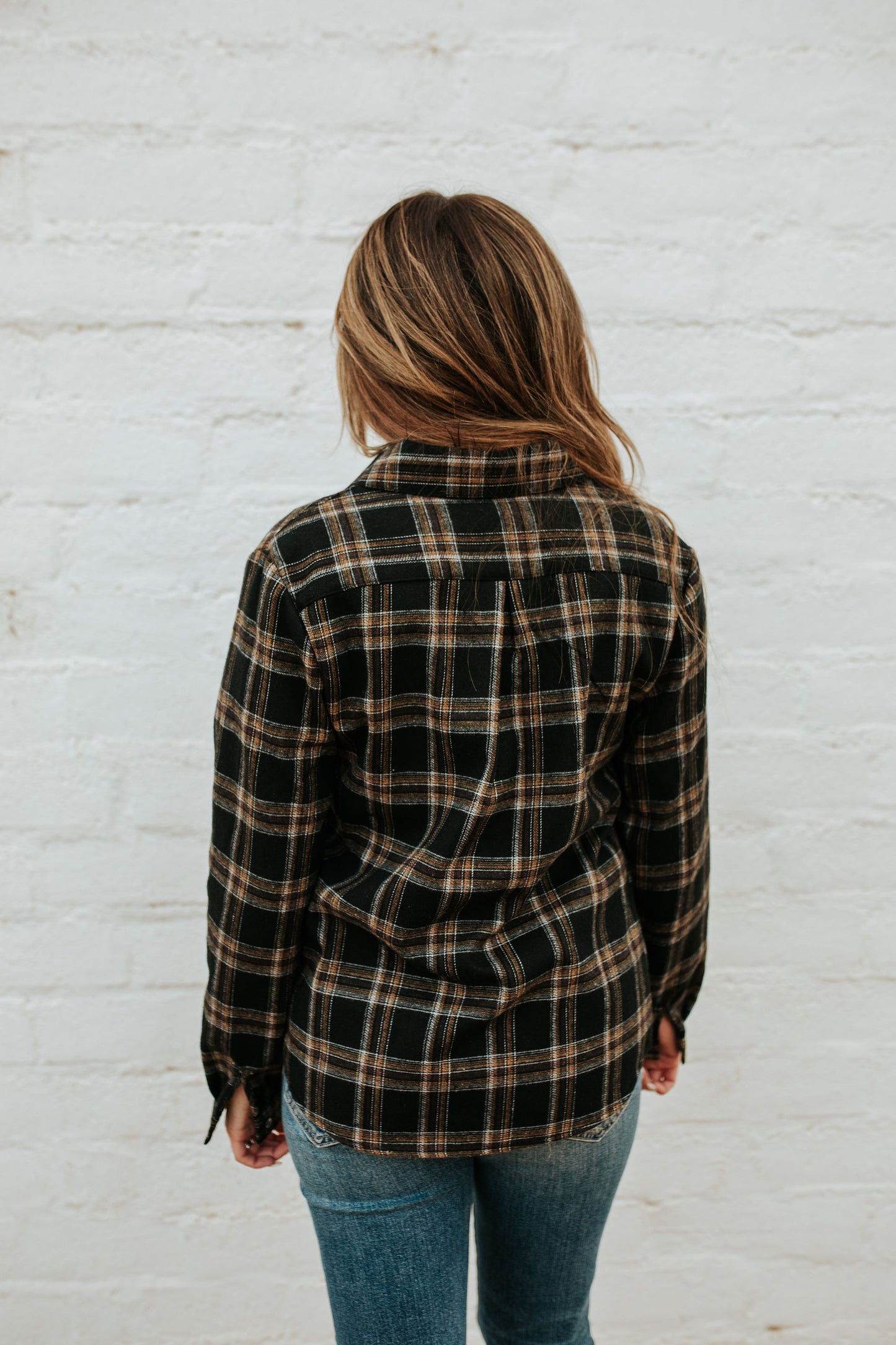 THE FOSTER FUZZY FLANNEL IN BLACK