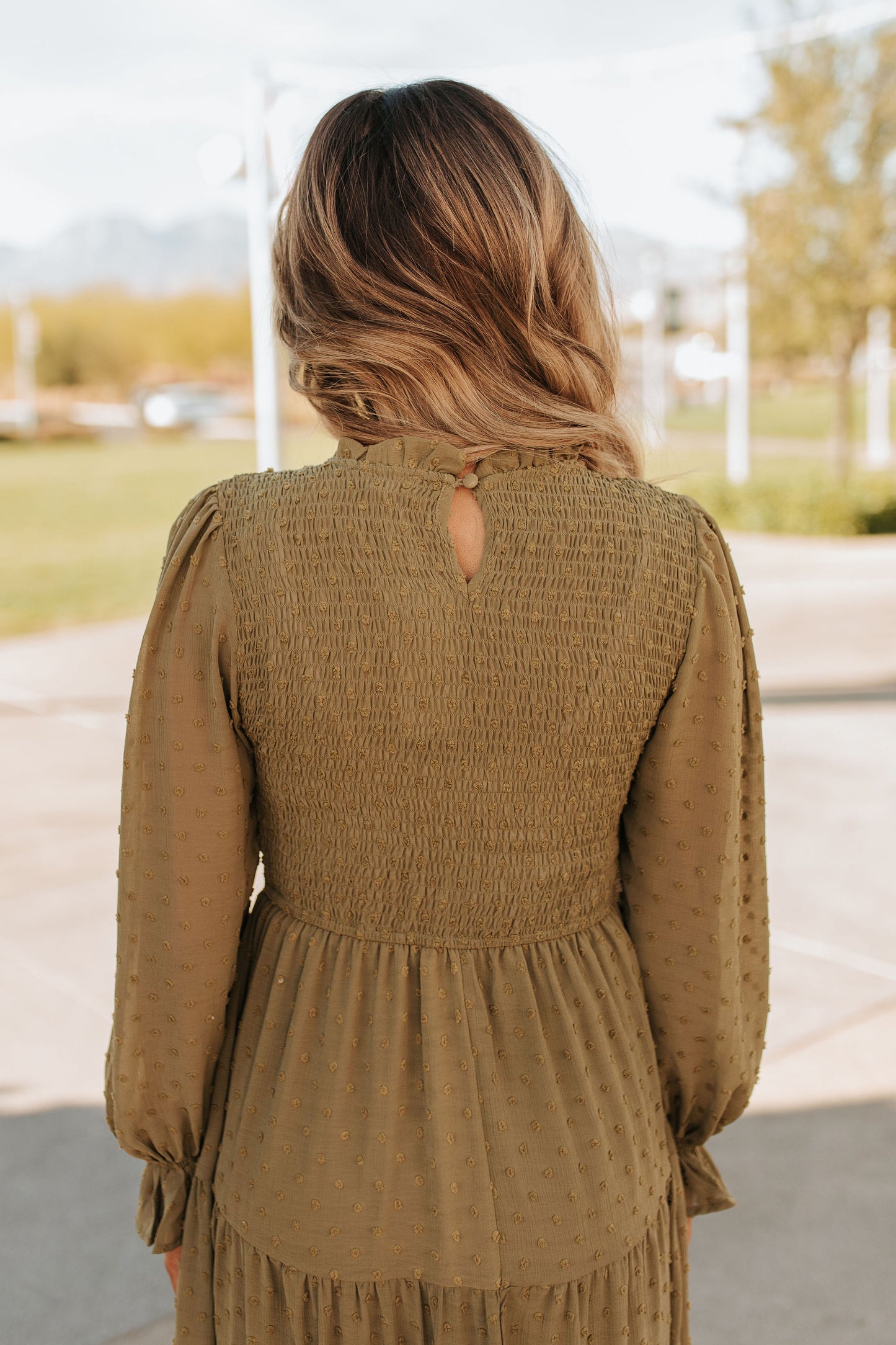 THE MADE MY DAY MIDI DRESS IN OLIVE